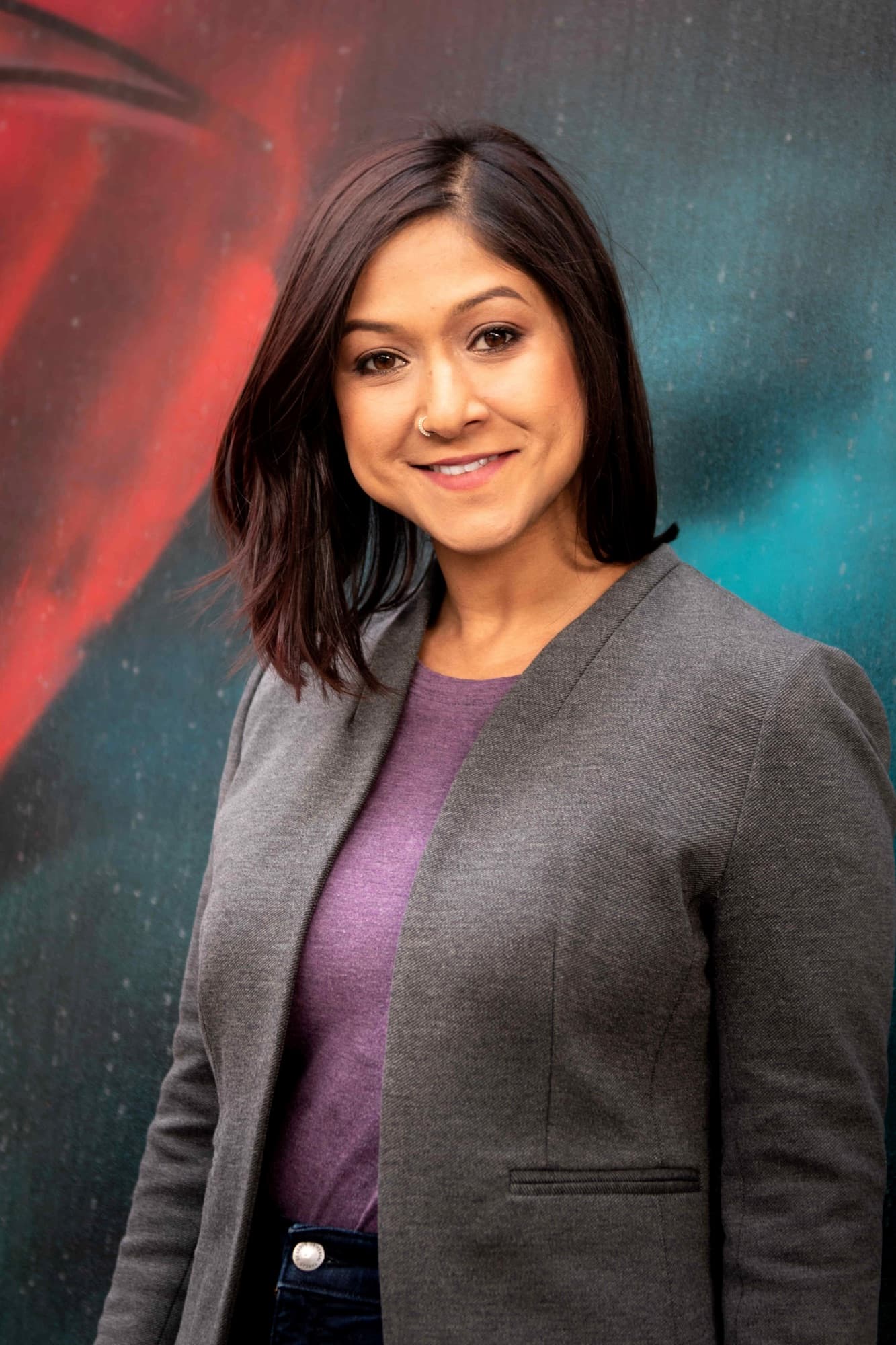 Portrait of Subarna Mukherjee, MPH, MSN, RN, founder of Shakti Aging & Wellness